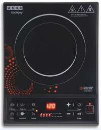 USHA IC 3616 Induction Cooktop  (Black, Push Button) - 1600W, BLACK, 1 year on product by brand